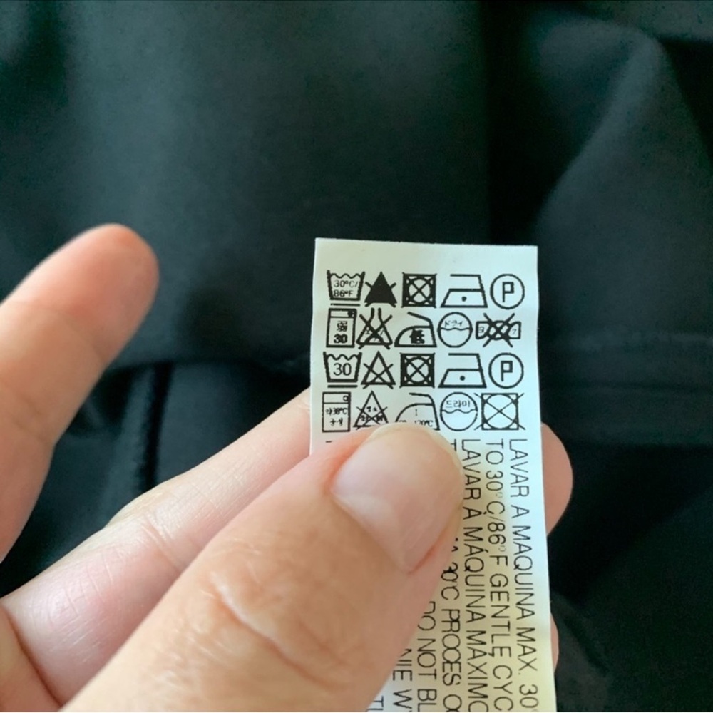 Zara Basic Classic Black Mini/Knee Length Dress S… - image 2